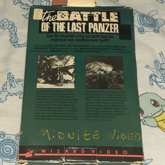 Battle Of The Last Panzer Movie Vintage | Media | Wizard Video Battle Of The Last Panzer Vhs Movie War